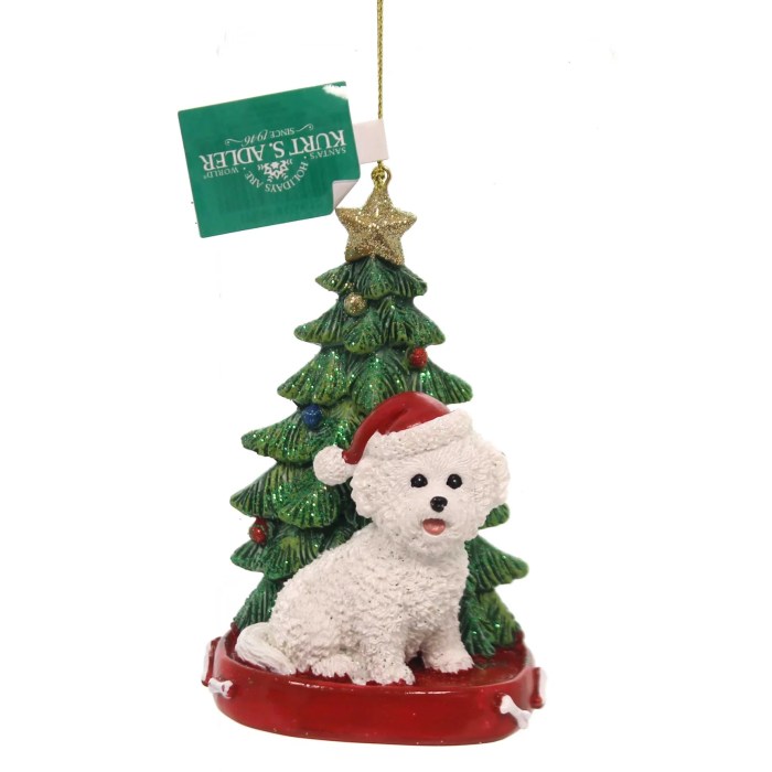 Dog first christmas ornament