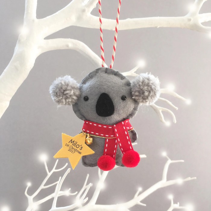 Koala Bear Christmas Ornament A Festive Delight