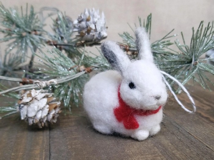 Bunny Christmas Tree Ornament A Festive Trend